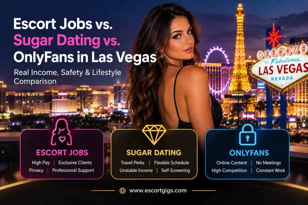 Escort Jobs vs OnlyFans vs Sugar Dating